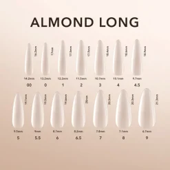Almond Long | Natural Gel Extensions