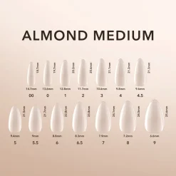 Almond Medium | Natural Gel Extensions