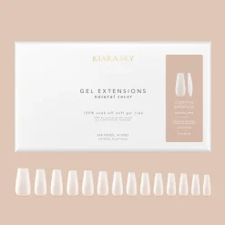 Coffin Medium | Natural Gel Extensions