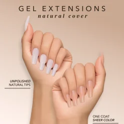 Coffin Medium | Natural Gel Extensions