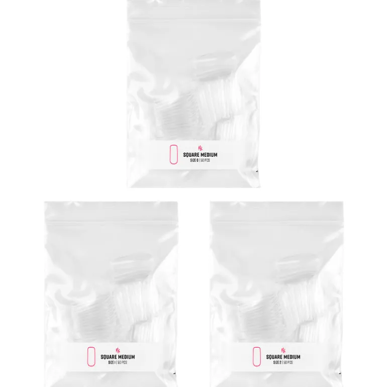 Gelly Tips Refill Pack - Square Medium