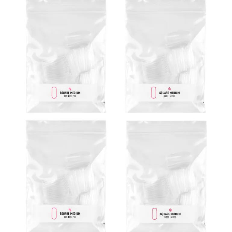 Gelly Tips Refill Pack - Square Medium