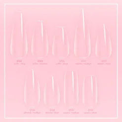 GELLY TIPS STARTER KIT - Almond Short