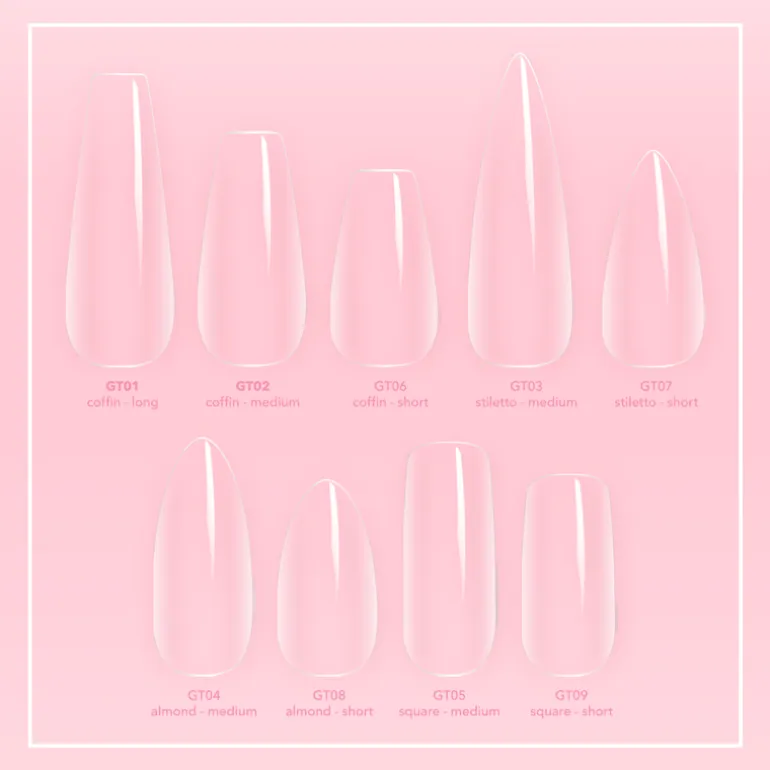GELLY TIPS STARTER KIT - Square Short