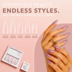 GELLY TIPS STARTER KIT - Stiletto Short