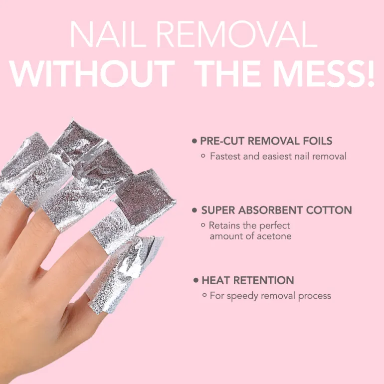 Nail Removal Foils - 200 pcs