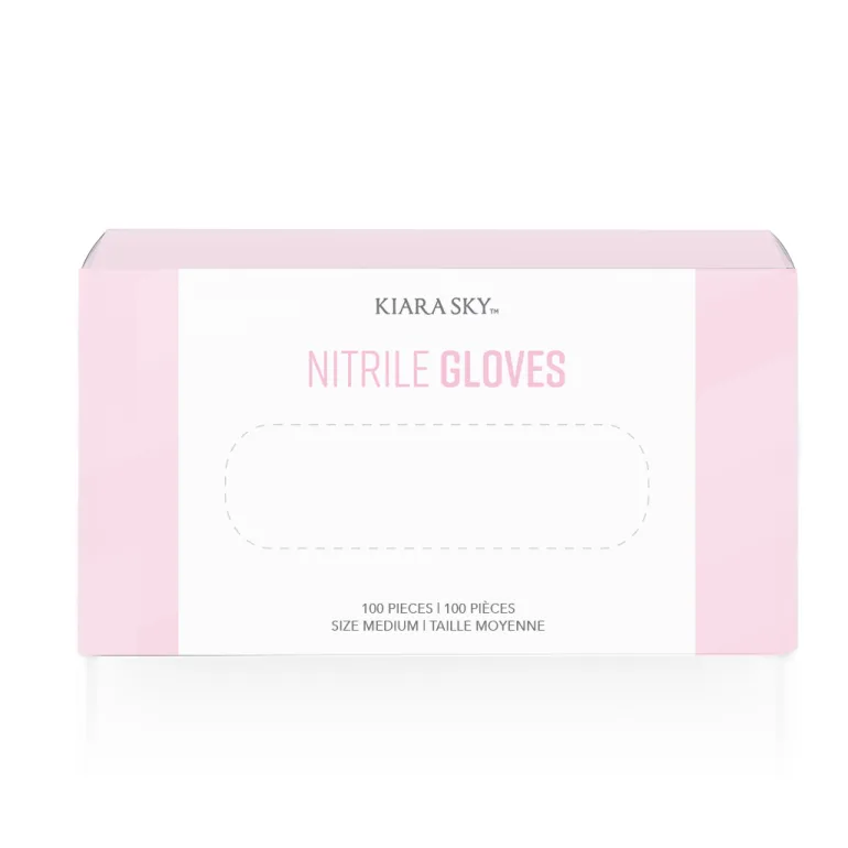 Pink Nitrile Gloves - 100pcs