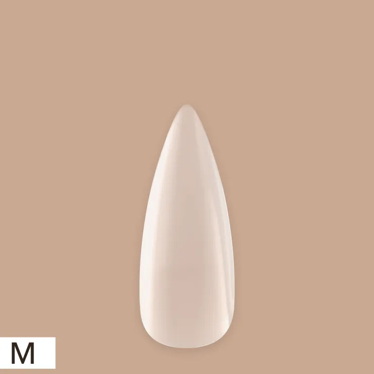 Stiletto Medium | Natural Gel Extensions