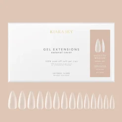 Stiletto Medium | Natural Gel Extensions
