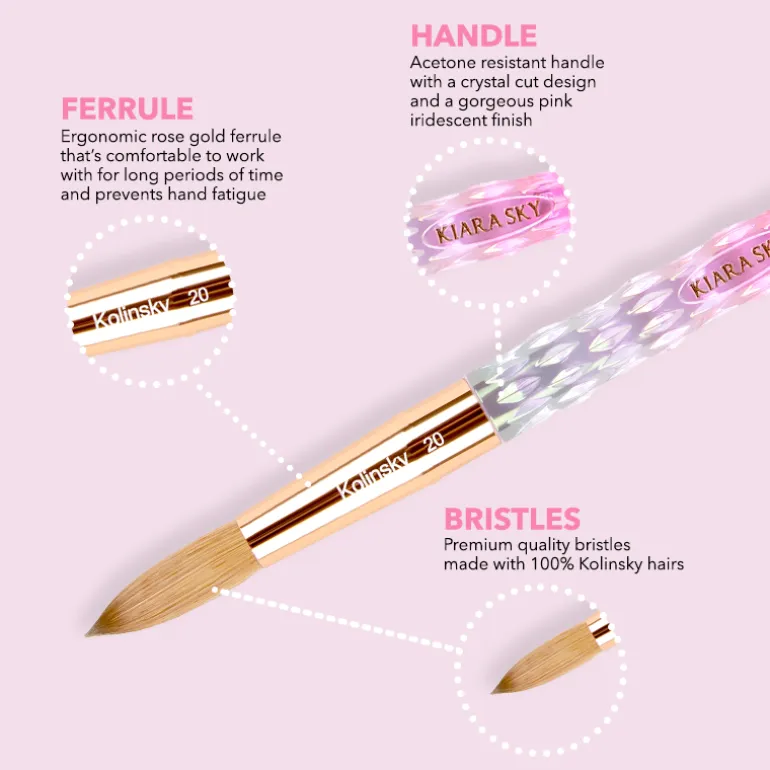The #1 Acrylic Brush now in Black!Hundreds of 5 star reviews!
