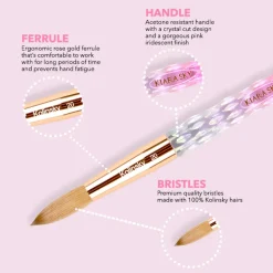 The #1 Acrylic Brush now in Black!Hundreds of 5 star reviews!