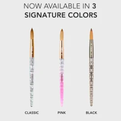 The #1 Acrylic Brush now in Black!Hundreds of 5 star reviews!