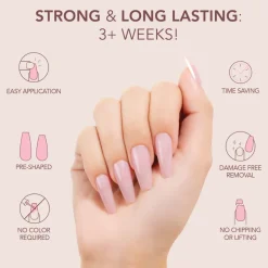 The FASTEST & EASIEST GEL NAIL EXTENSION: NO COLOR REQUIRED!