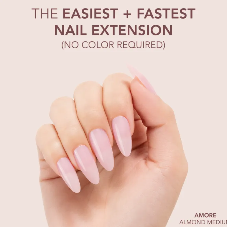 The FASTEST & EASIEST GEL NAIL EXTENSION: NO COLOR REQUIRED!