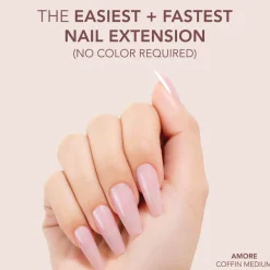 The FASTEST & EASIEST GEL NAIL EXTENSION: NO COLOR REQUIRED!