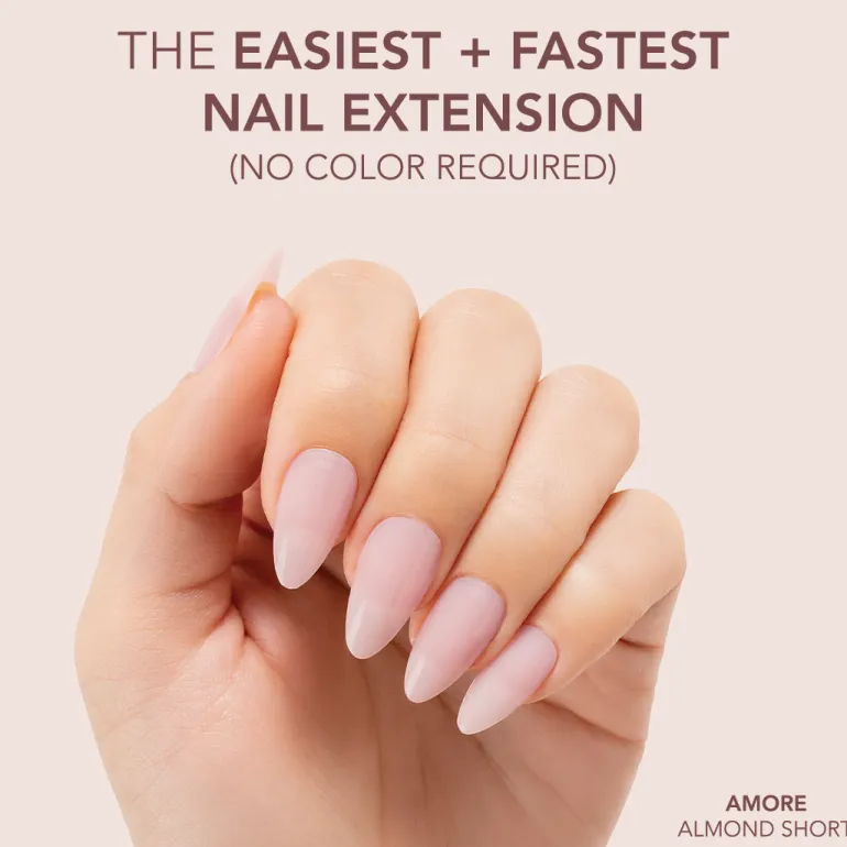 The FASTEST & EASIEST GEL NAIL EXTENSION: NO COLOR REQUIRED!