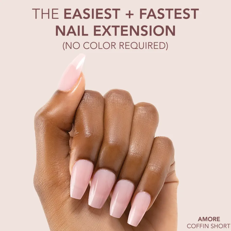 The FASTEST & EASIEST GEL NAIL EXTENSION: NO COLOR REQUIRED!
