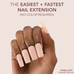 The FASTEST & EASIEST GEL NAIL EXTENSION: NO COLOR REQUIRED!