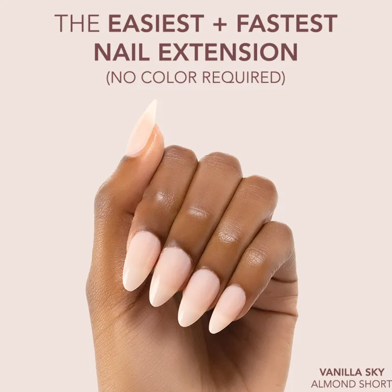 The FASTEST & EASIEST GEL NAIL EXTENSION: NO COLOR REQUIRED!