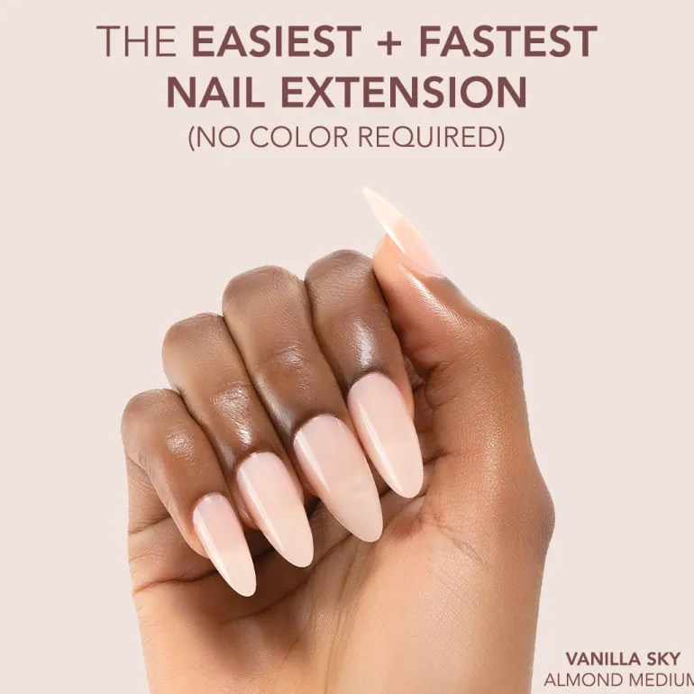 The FASTEST & EASIEST GEL NAIL EXTENSION: NO COLOR REQUIRED!