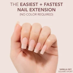 The FASTEST & EASIEST GEL NAIL EXTENSION: NO COLOR REQUIRED!
