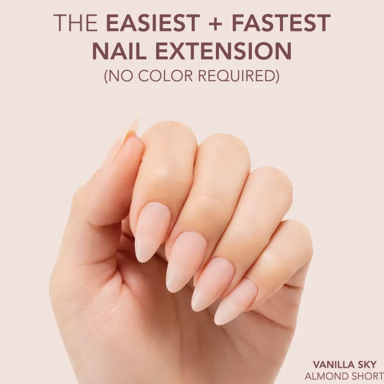 The FASTEST & EASIEST GEL NAIL EXTENSION: NO COLOR REQUIRED!