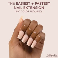 The FASTEST & EASIEST GEL NAIL EXTENSION: NO COLOR REQUIRED!