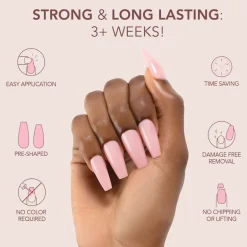 The FASTEST & EASIEST GEL NAIL EXTENSION: NO COLOR REQUIRED!