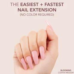 The FASTEST & EASIEST GEL NAIL EXTENSION: NO COLOR REQUIRED!