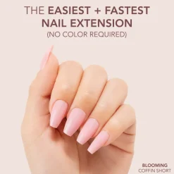 The FASTEST & EASIEST GEL NAIL EXTENSION: NO COLOR REQUIRED!