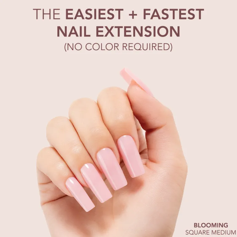 The FASTEST & EASIEST GEL NAIL EXTENSION: NO COLOR REQUIRED!