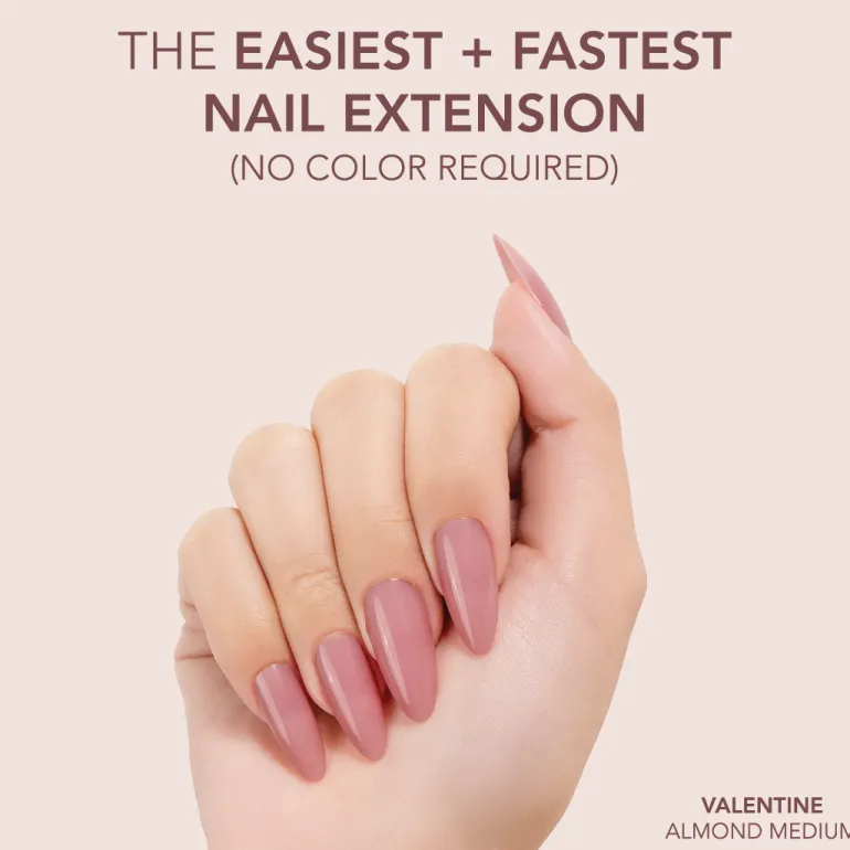 The FASTEST & EASIEST GEL NAIL EXTENSION: NO COLOR REQUIRED!
