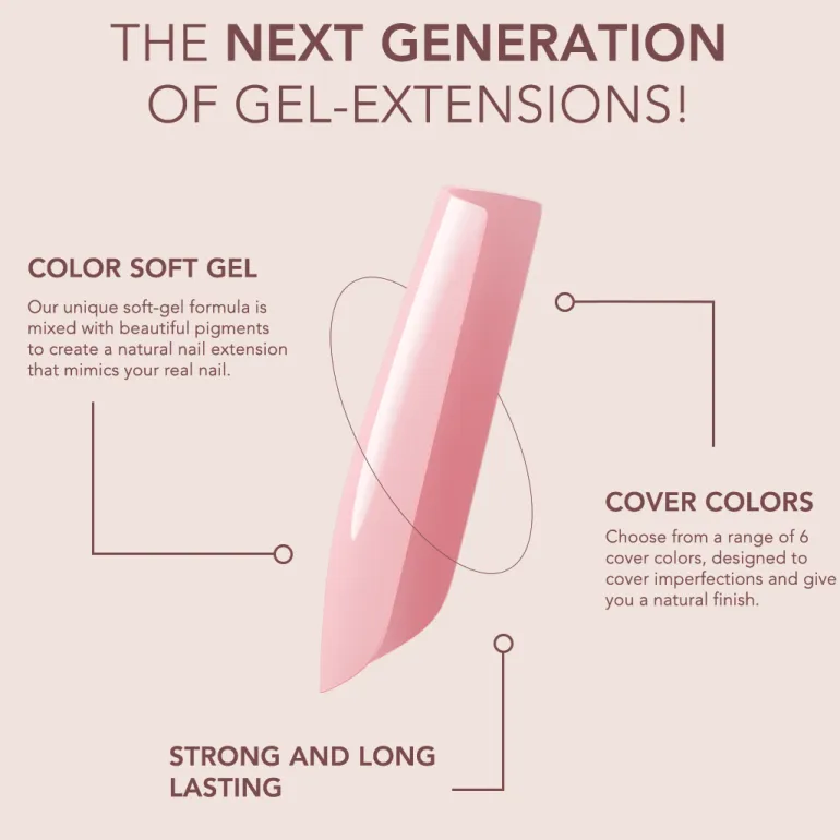 The FASTEST & EASIEST GEL NAIL EXTENSION: NO COLOR REQUIRED!
