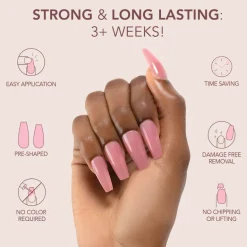 The FASTEST & EASIEST GEL NAIL EXTENSION: NO COLOR REQUIRED!