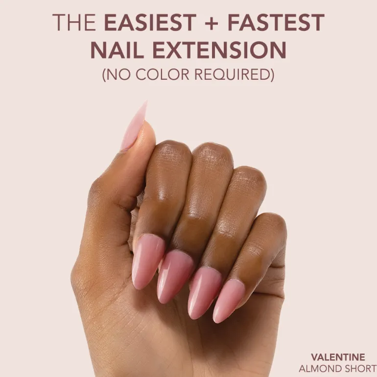 The FASTEST & EASIEST GEL NAIL EXTENSION: NO COLOR REQUIRED!