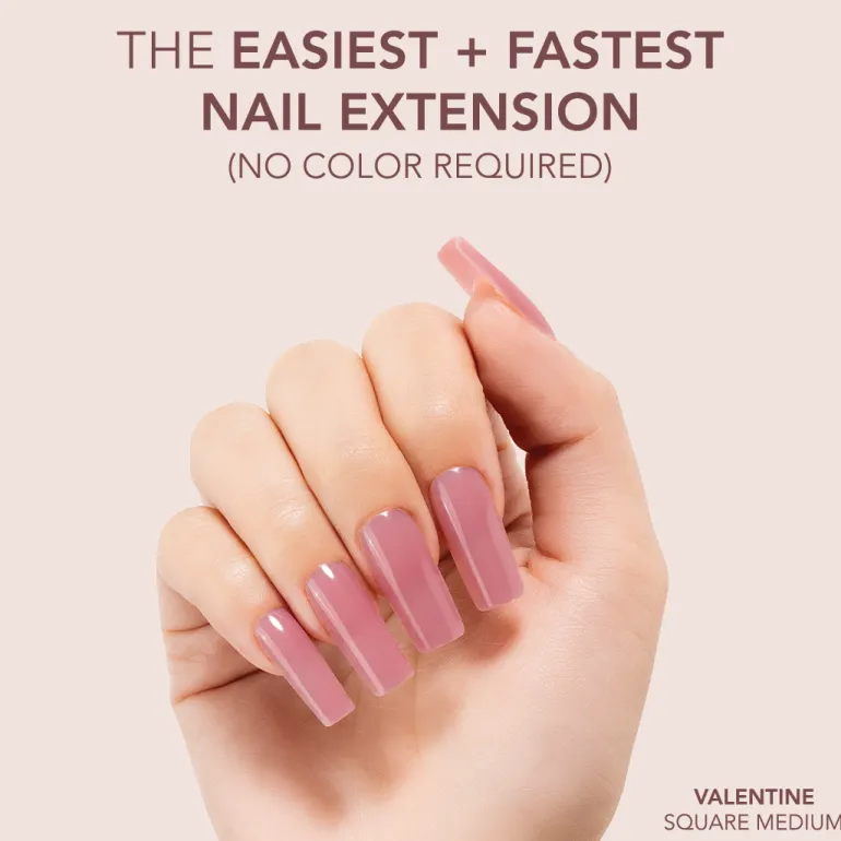 The FASTEST & EASIEST GEL NAIL EXTENSION: NO COLOR REQUIRED!