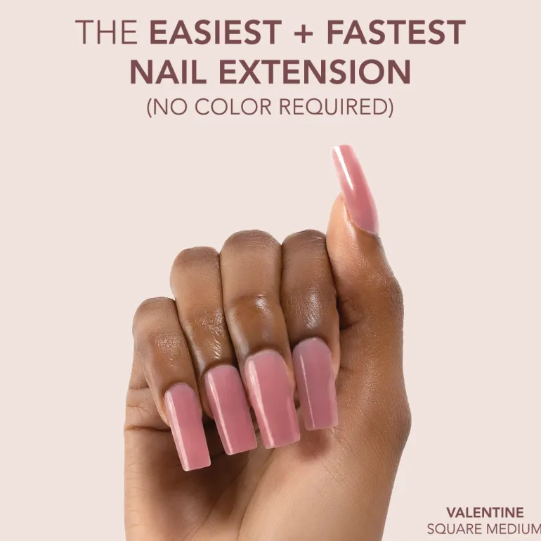 The FASTEST & EASIEST GEL NAIL EXTENSION: NO COLOR REQUIRED!