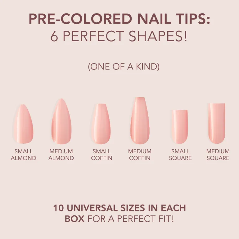 The FASTEST & EASIEST GEL NAIL EXTENSION: NO COLOR REQUIRED!