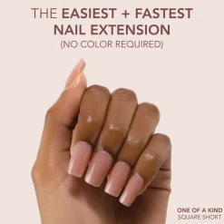 The FASTEST & EASIEST GEL NAIL EXTENSION: NO COLOR REQUIRED!