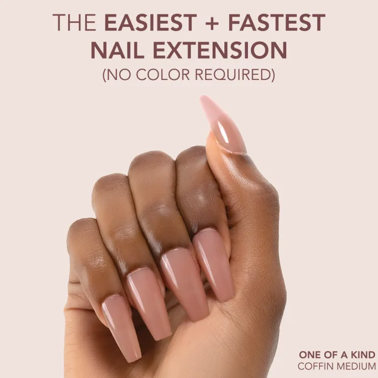 The FASTEST & EASIEST GEL NAIL EXTENSION: NO COLOR REQUIRED!