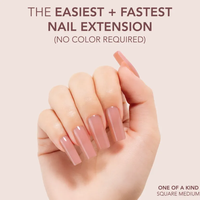 The FASTEST & EASIEST GEL NAIL EXTENSION: NO COLOR REQUIRED!