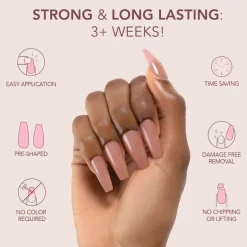 The FASTEST & EASIEST GEL NAIL EXTENSION: NO COLOR REQUIRED!