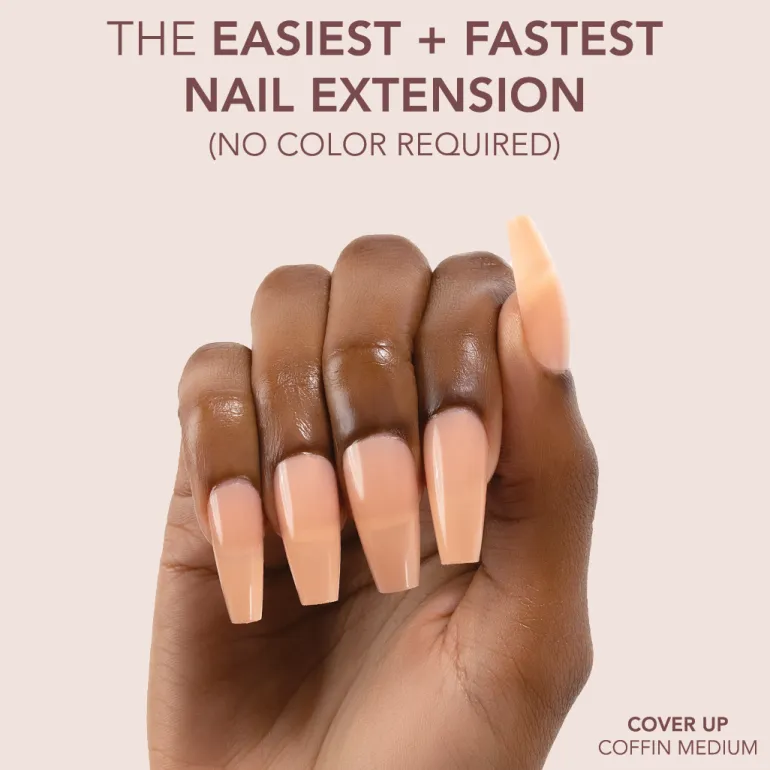 The FASTEST & EASIEST GEL NAIL EXTENSION: NO COLOR REQUIRED!