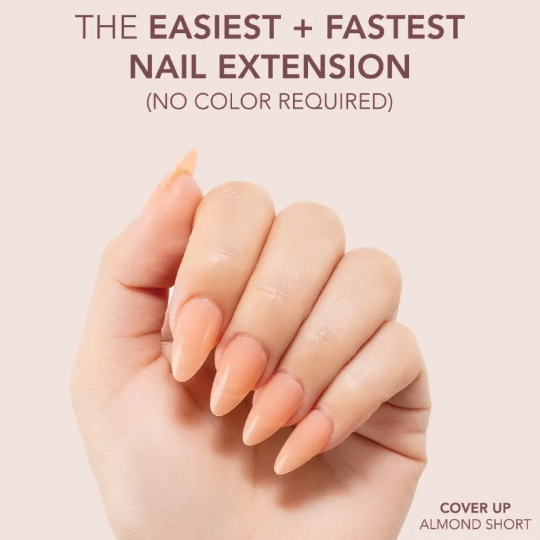 The FASTEST & EASIEST GEL NAIL EXTENSION: NO COLOR REQUIRED!