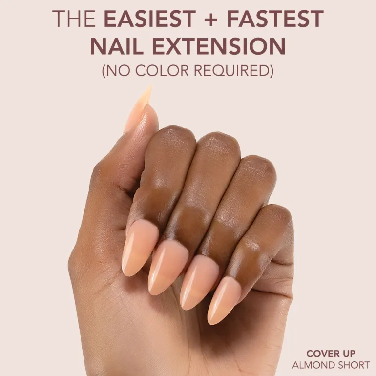 The FASTEST & EASIEST GEL NAIL EXTENSION: NO COLOR REQUIRED!