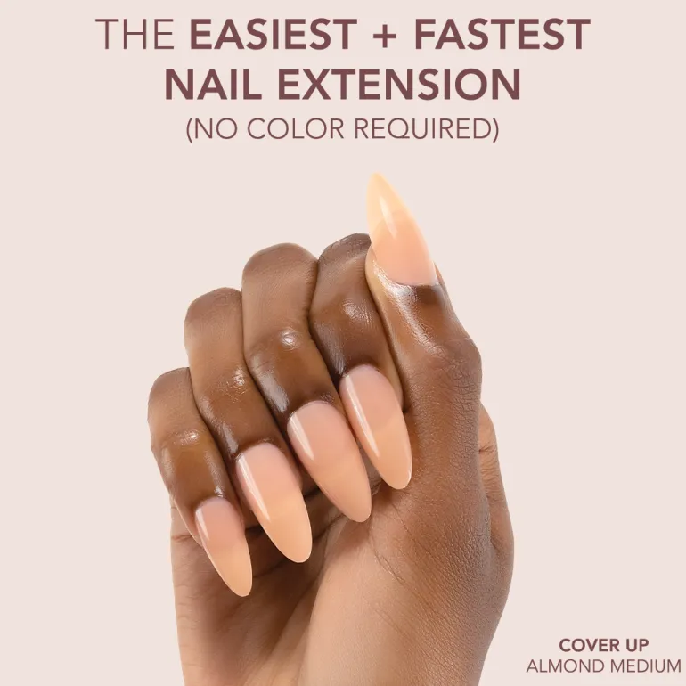The FASTEST & EASIEST GEL NAIL EXTENSION: NO COLOR REQUIRED!