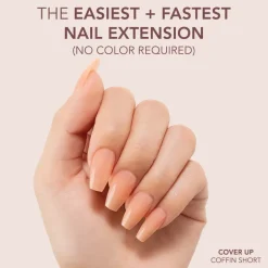 The FASTEST & EASIEST GEL NAIL EXTENSION: NO COLOR REQUIRED!