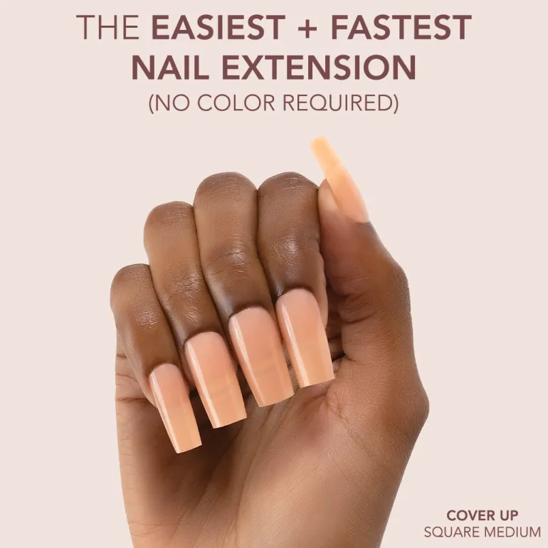 The FASTEST & EASIEST GEL NAIL EXTENSION: NO COLOR REQUIRED!