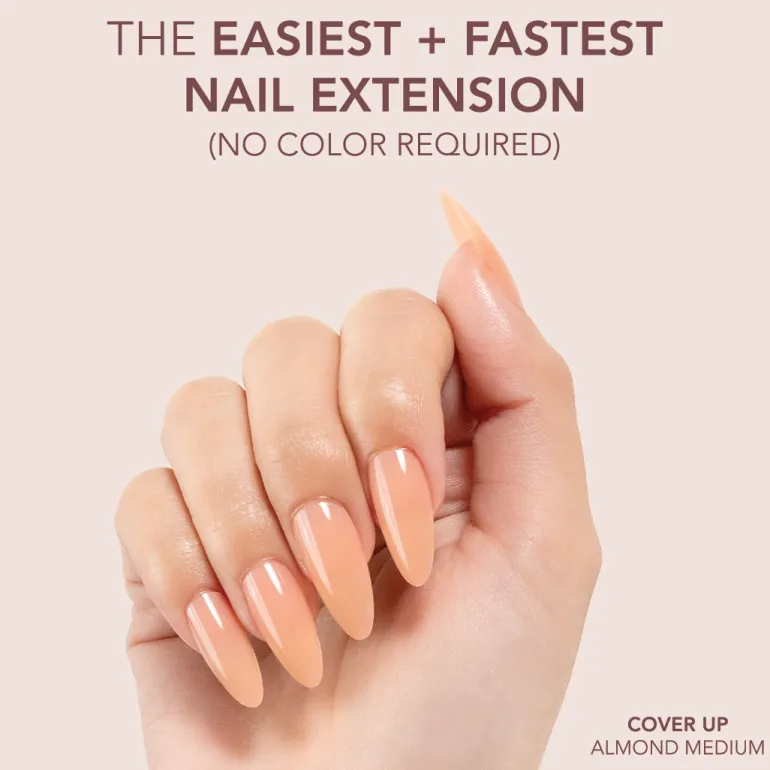 The FASTEST & EASIEST GEL NAIL EXTENSION: NO COLOR REQUIRED!