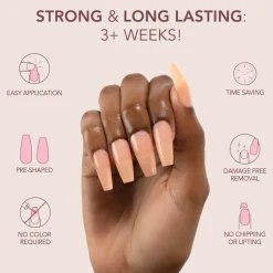 The FASTEST & EASIEST GEL NAIL EXTENSION: NO COLOR REQUIRED!